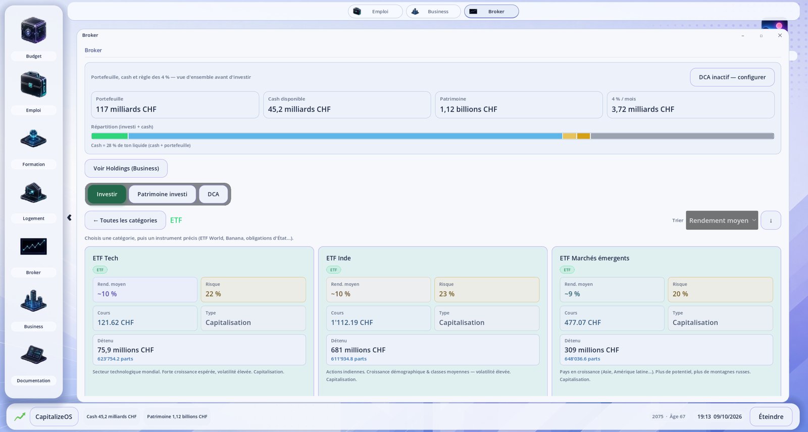 Capitalize 2.0 — bilan annuel